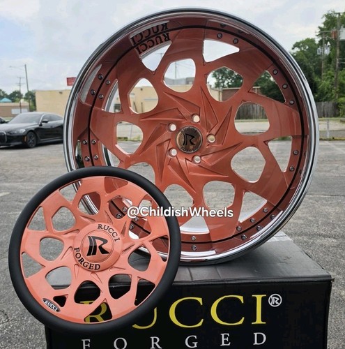 Inch rose gold - 24", fetti