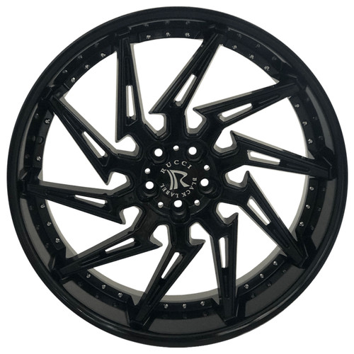 20x8 rucci black label bolt - rucci,