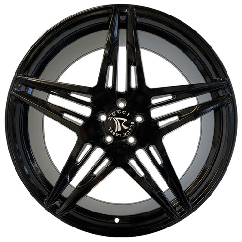 20x10 rucci black label bolt - label,